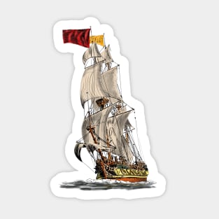 Segelschiff Sticker